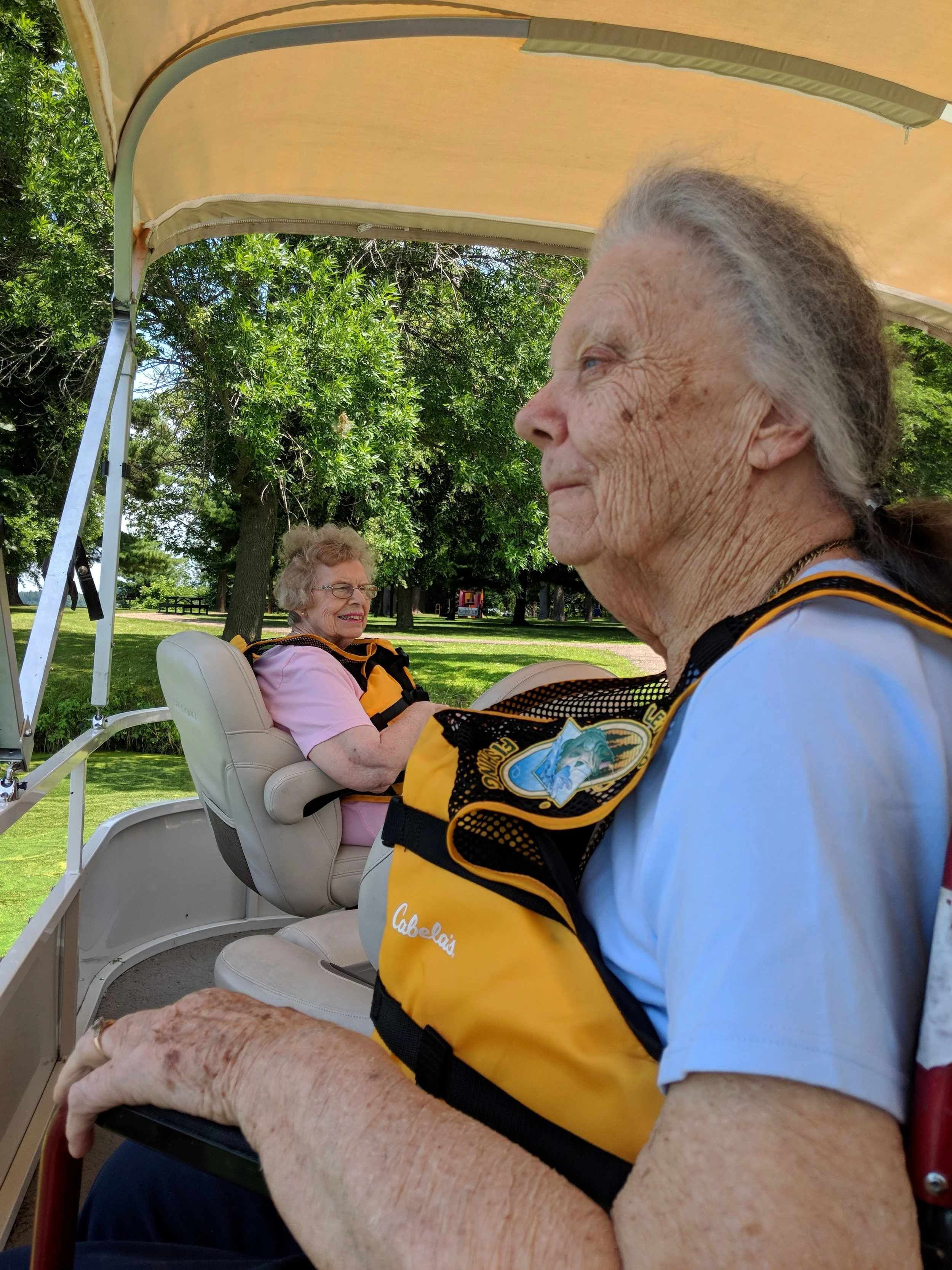 Ladies Pontoon ride on the Red Cedar River..jpg