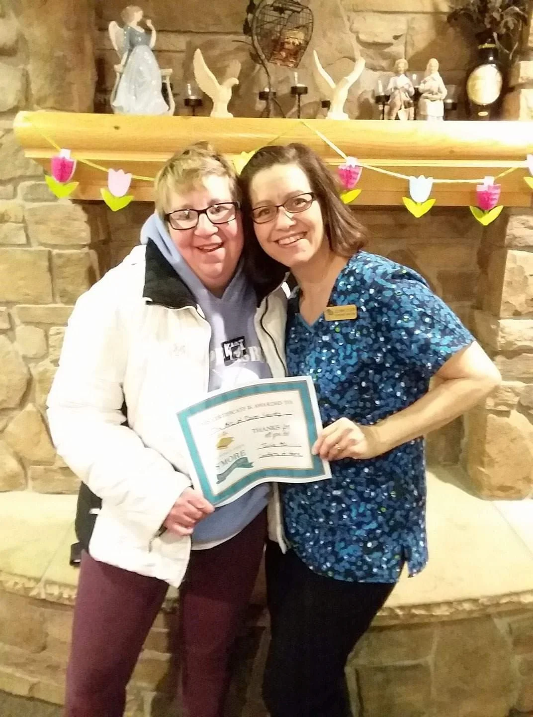 Our wonderful visitors from the Arc of Dunn 2019!! We love our Arc friends! Thank you for helping with bingo and entertaining us year round. We really appreciate each and everyone of you!.jpg