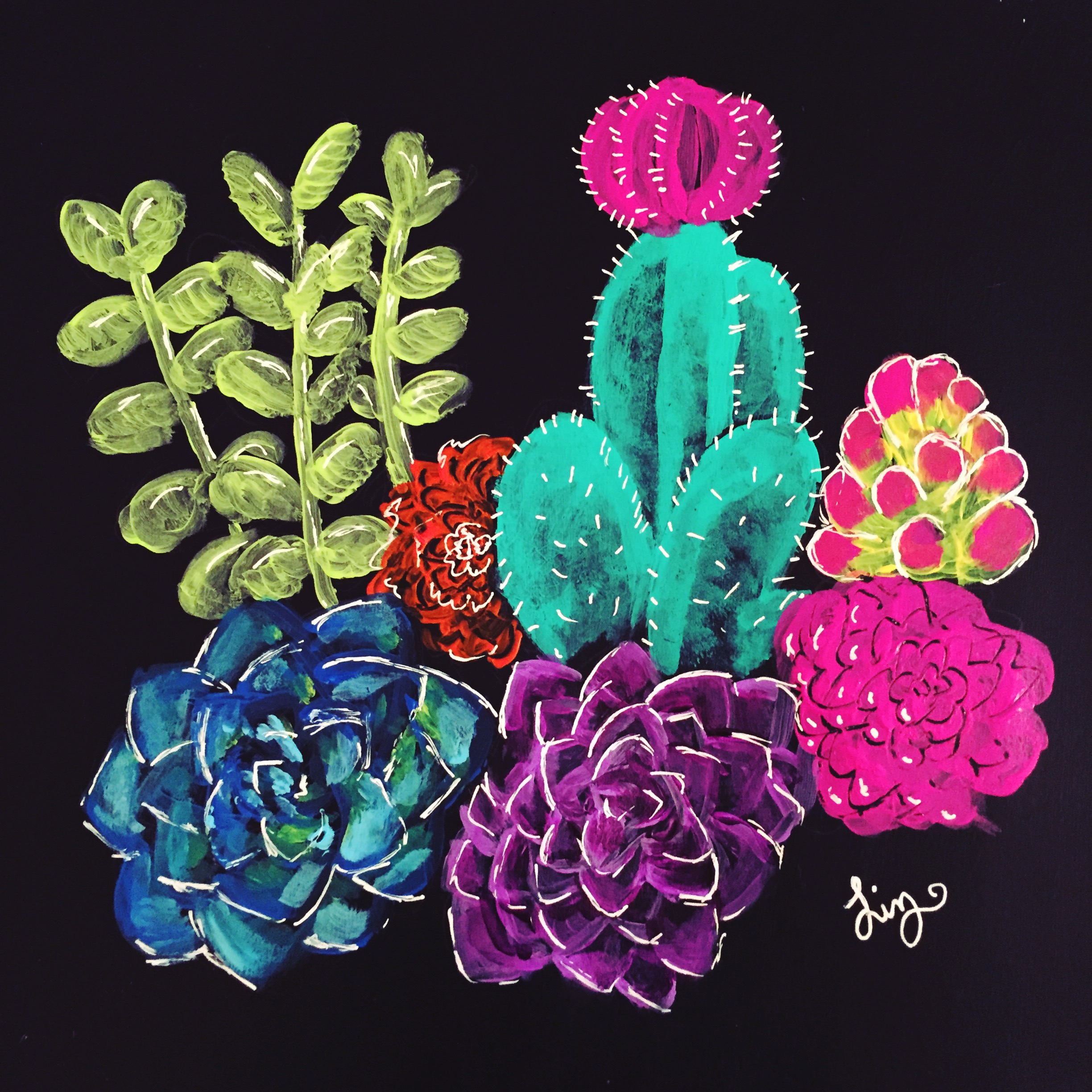 Acrylic on Paper