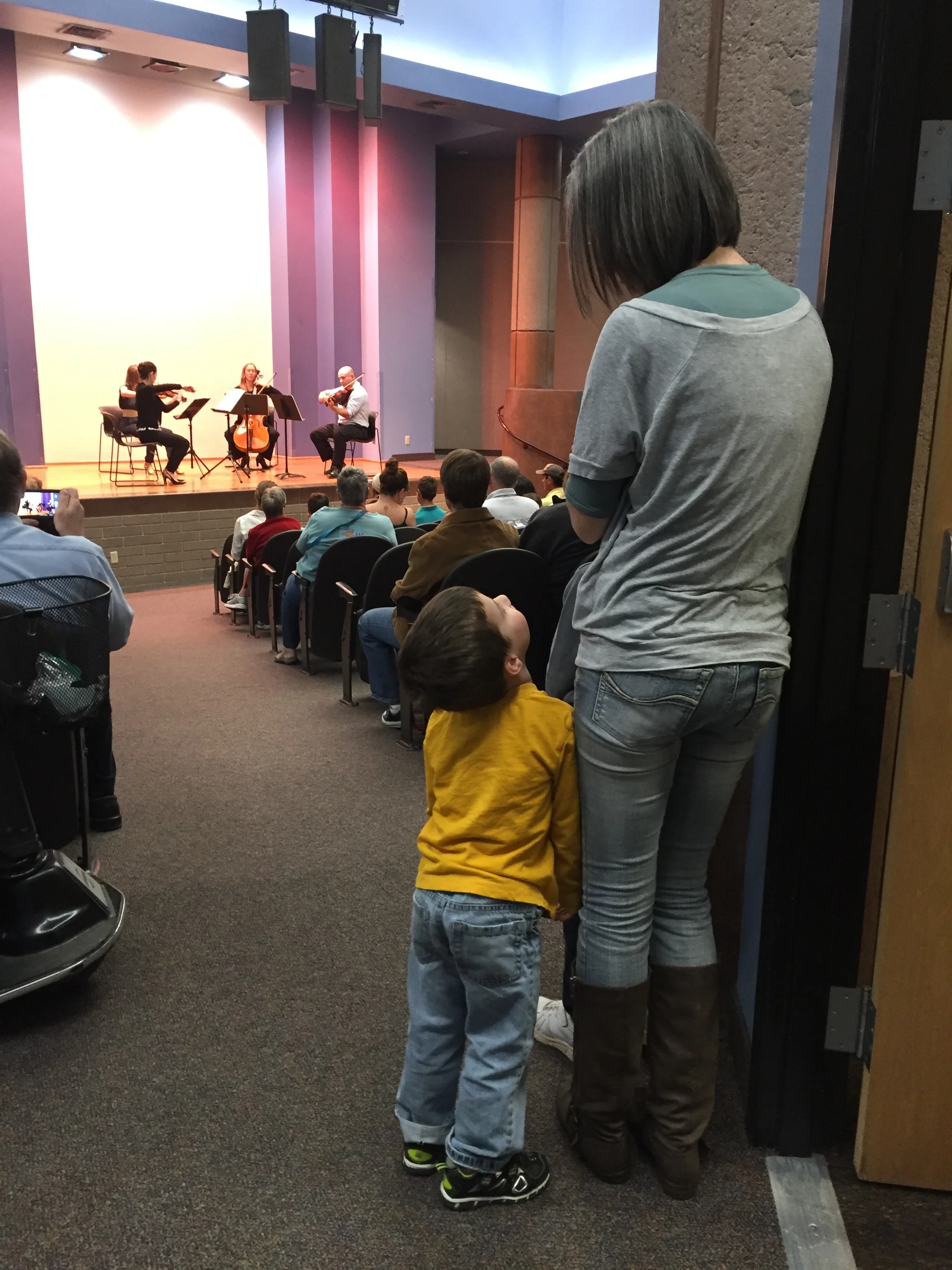  A picture says a 1,000 words.  "Live at the Library"  Glendale Public Library, 2016. 
