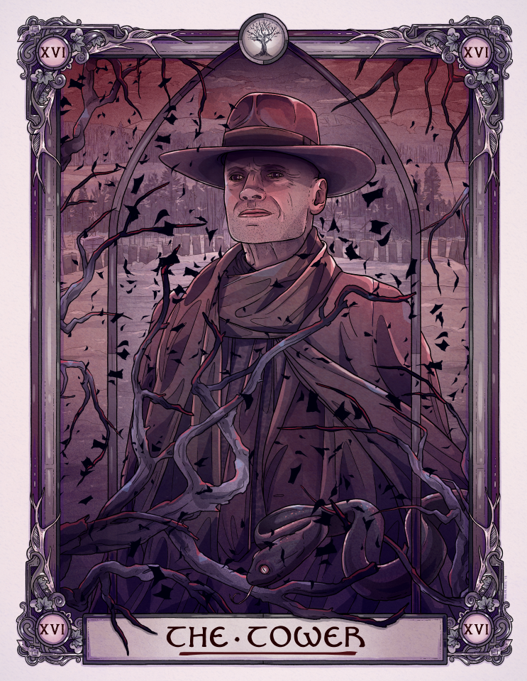 Bulshar | The Tower | Wynonna Earp Tarot Print