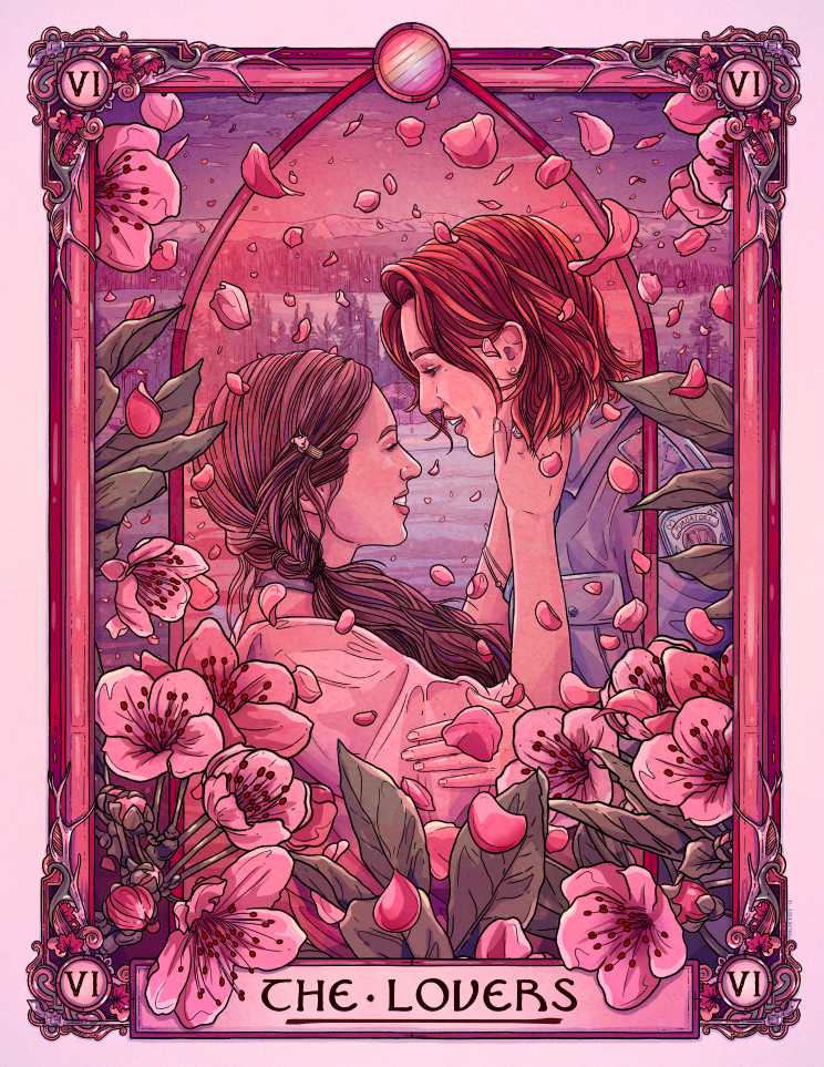 WayHaught | The Lovers | Wynonna Earp Tarot Print (2nd Edition)