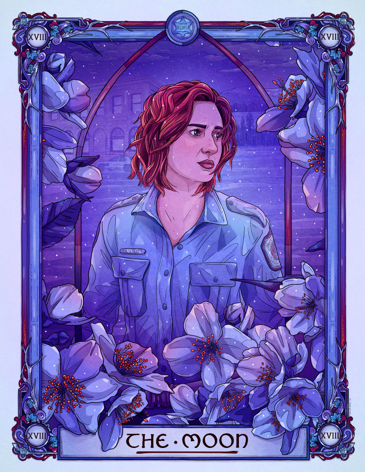 Nicole | The Moon | Wynonna Earp Tarot Print (2nd Edition)