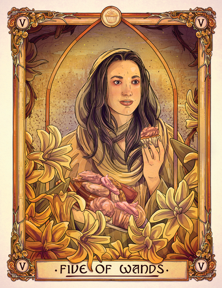 Jolene | Five of Wands | Wynonna Earp Tarot Print