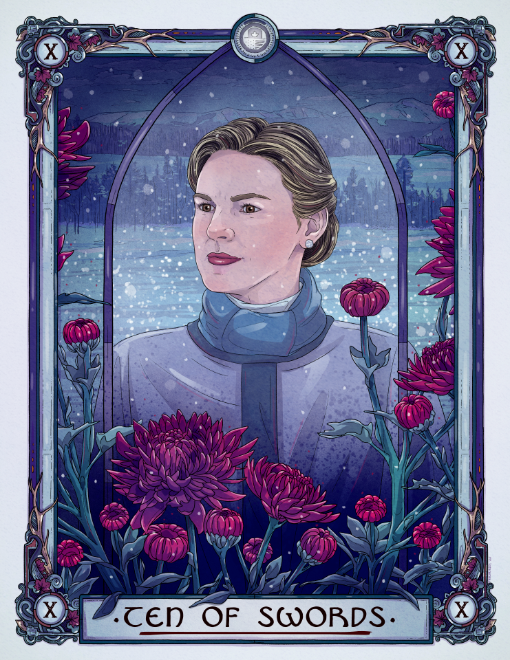 Lucado | Ten of Swords | Wynonna Earp Tarot Print