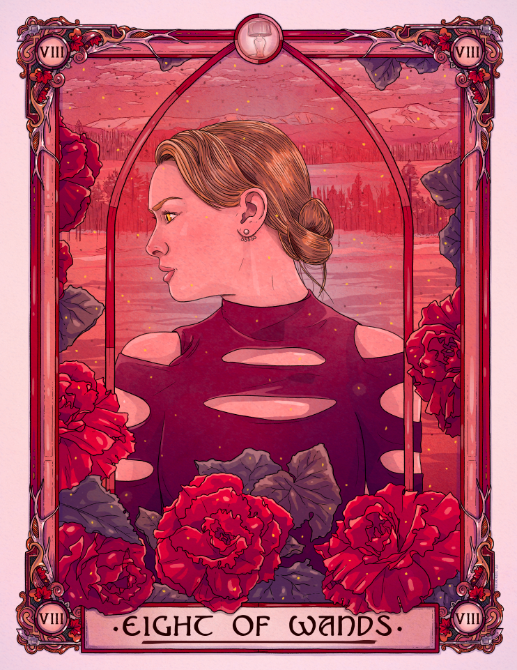 Eliza | Eight of Wands | Wynonna Earp Tarot Print