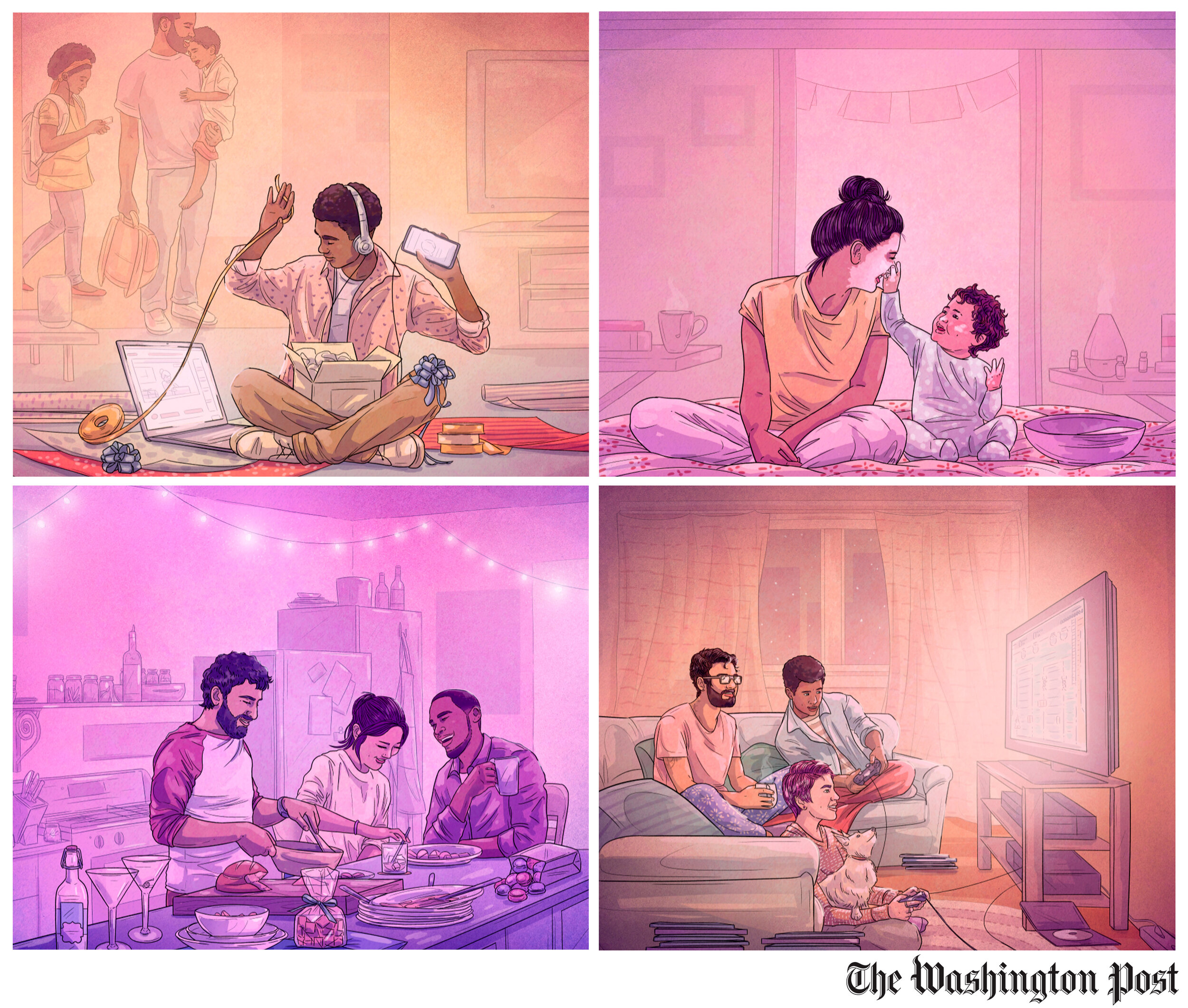    The Washington Post    editorial illustrations 