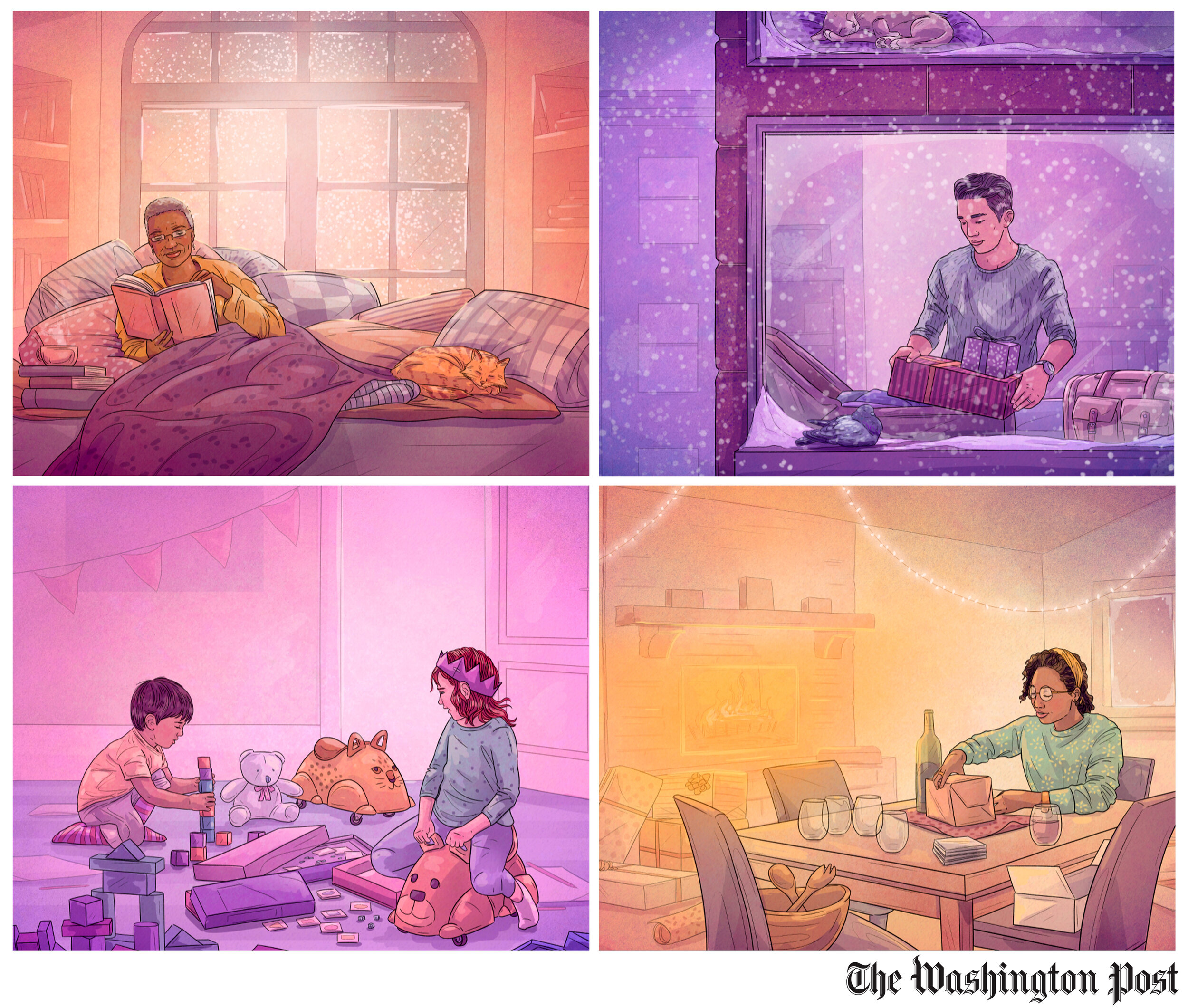    The Washington Post    editorial illustrations 