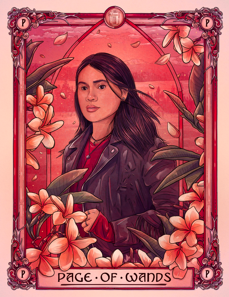 Rachel Valdez | Page of Wands | Wynonna Earp Tarot Print
