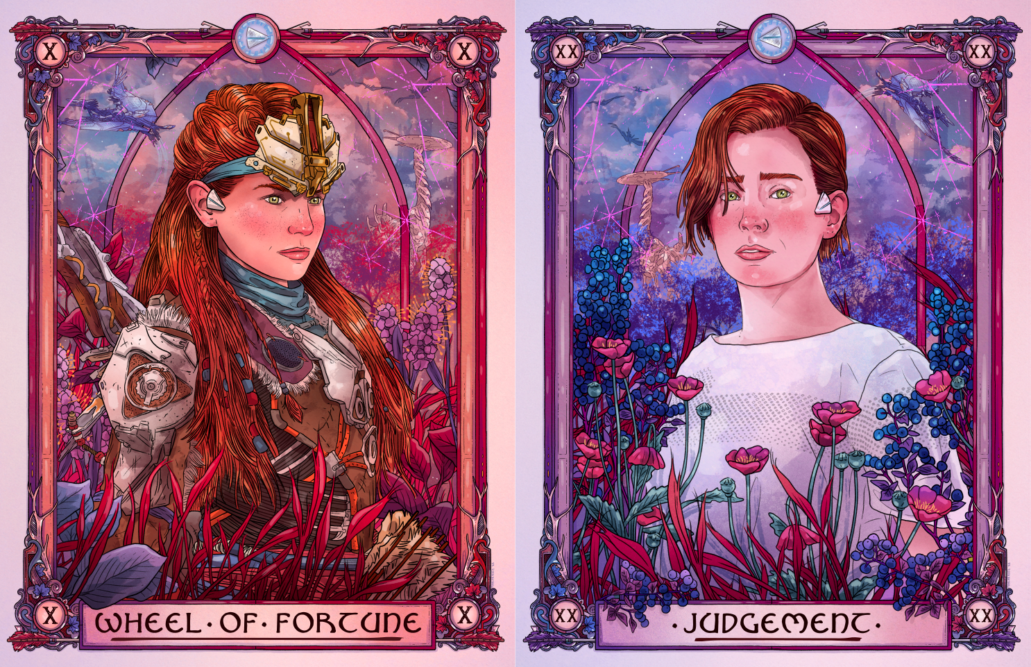   Aloy + Beta , Horizon Zero Dawn fan art 