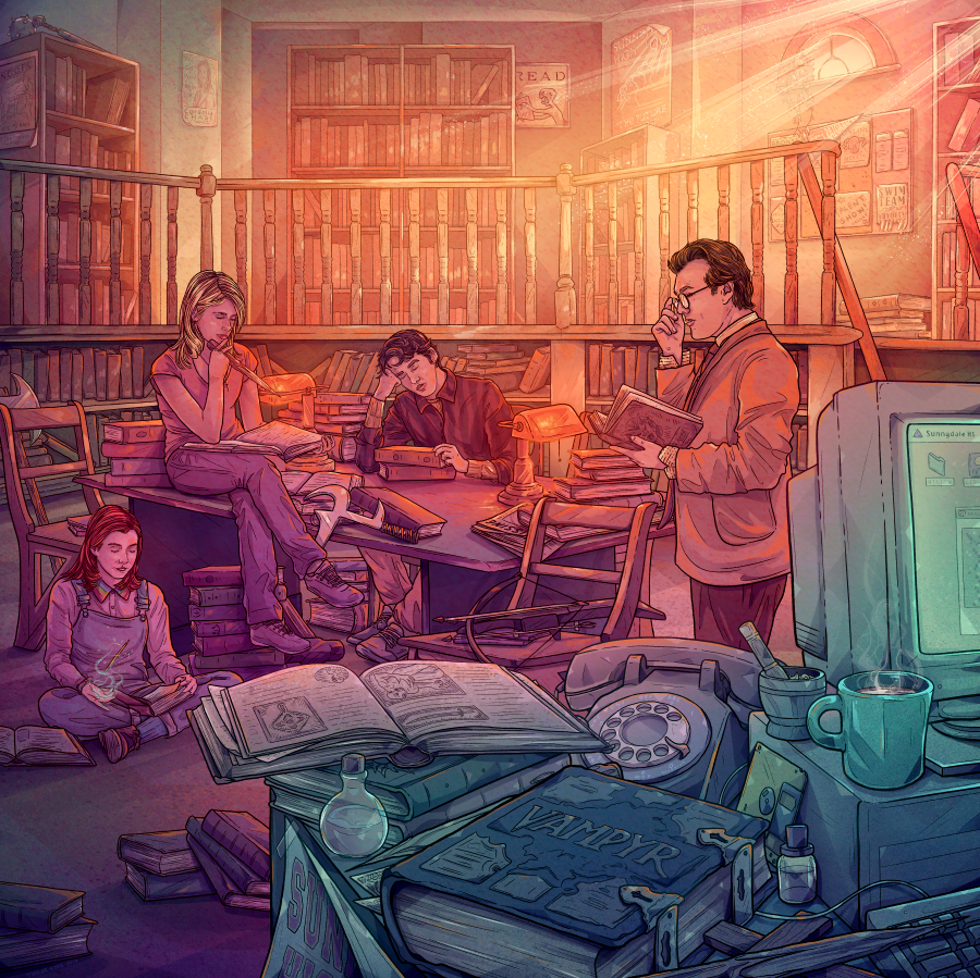   Scoobies , Buffy the Vampire Slayer fan art 