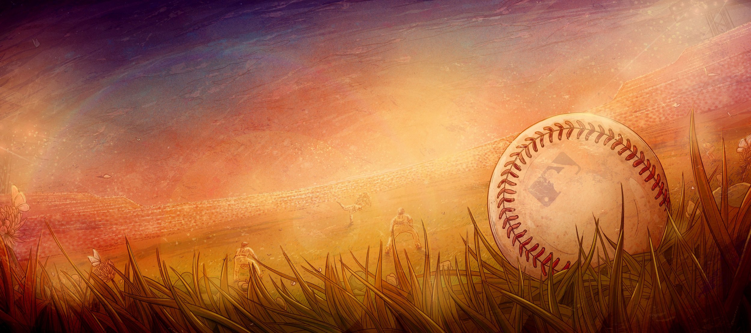  MLB  promotional illustration 