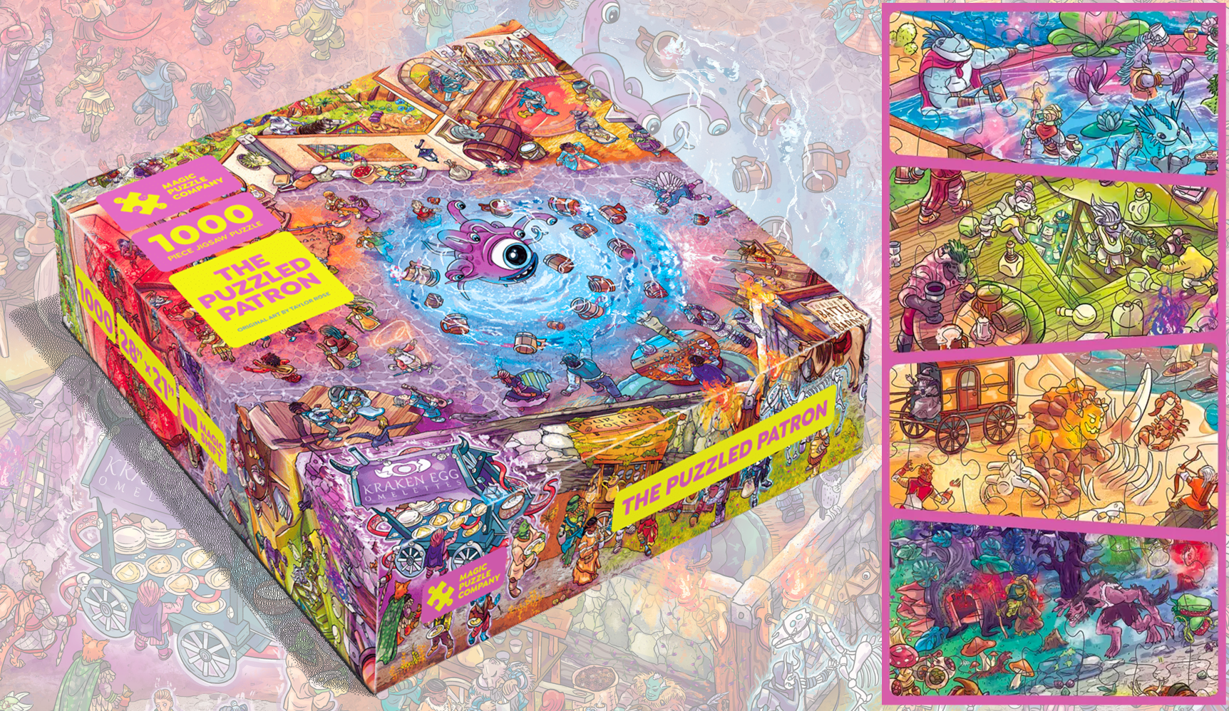  The Puzzled Patron • 1000-Piece Jigsaw Puzzle from The