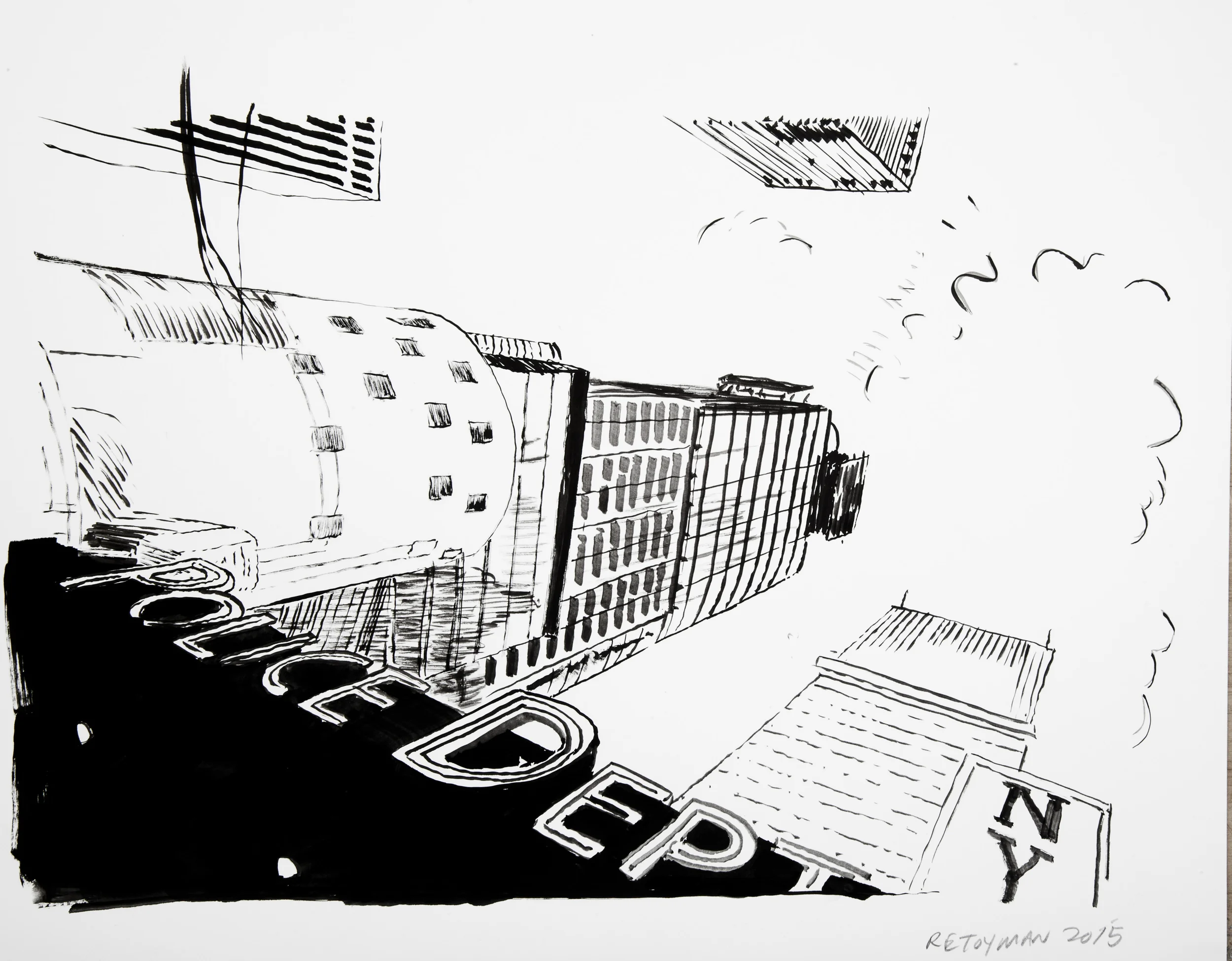 retoyman Times Square Backgrounds for Funko Avengers promo with Hot Topic. 