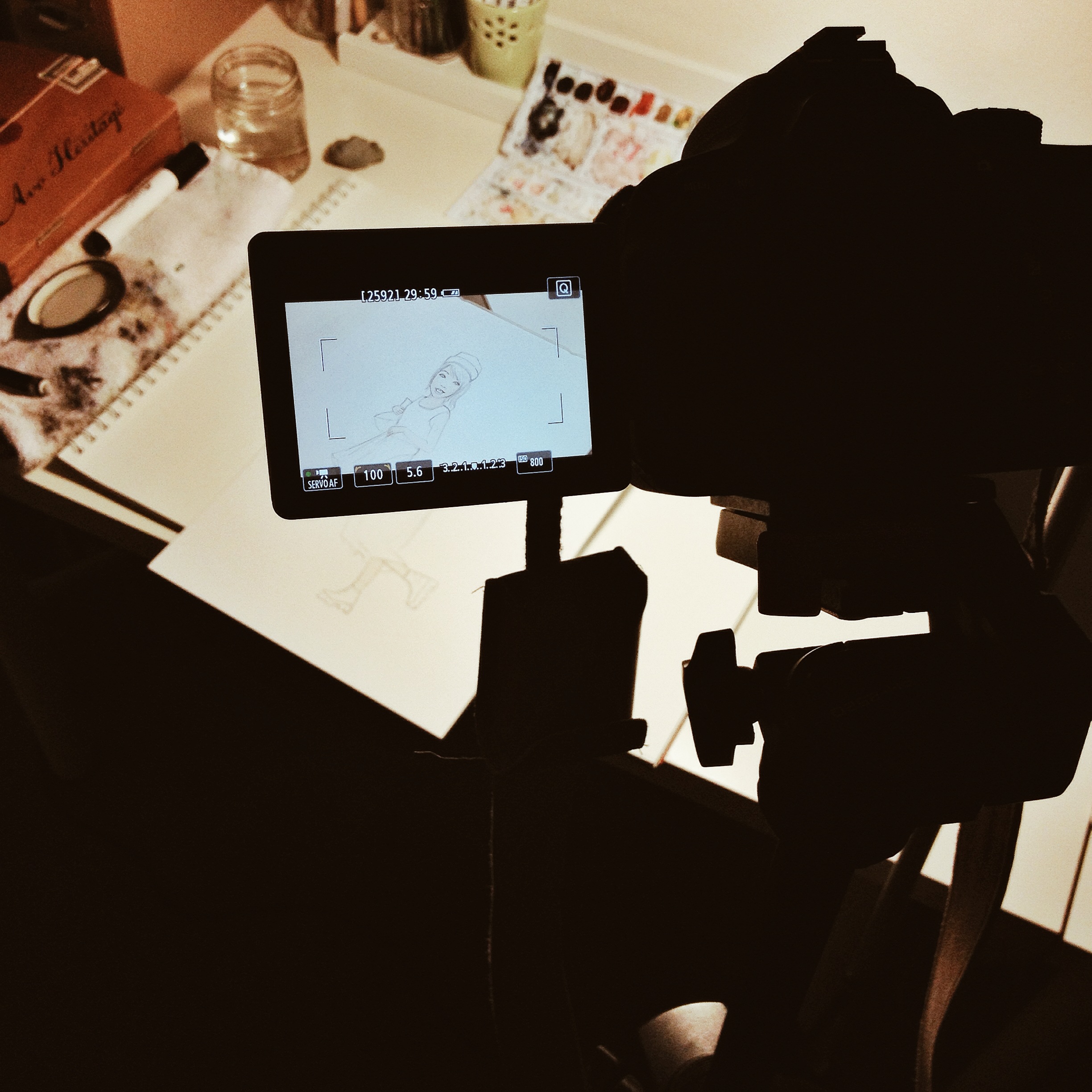 Before I end this post, here's a quick 'behind the scenes' from last nights studio situation. I got frustrated because my battery died so I had to wait almost an hour for it to fully charge in order for me to finish filming. Thankfully, my back-up battery came in on time today! Yay, thanks Amazon you never fail ;)