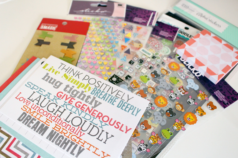 Stickers, stickers, stickers and other cute things.
