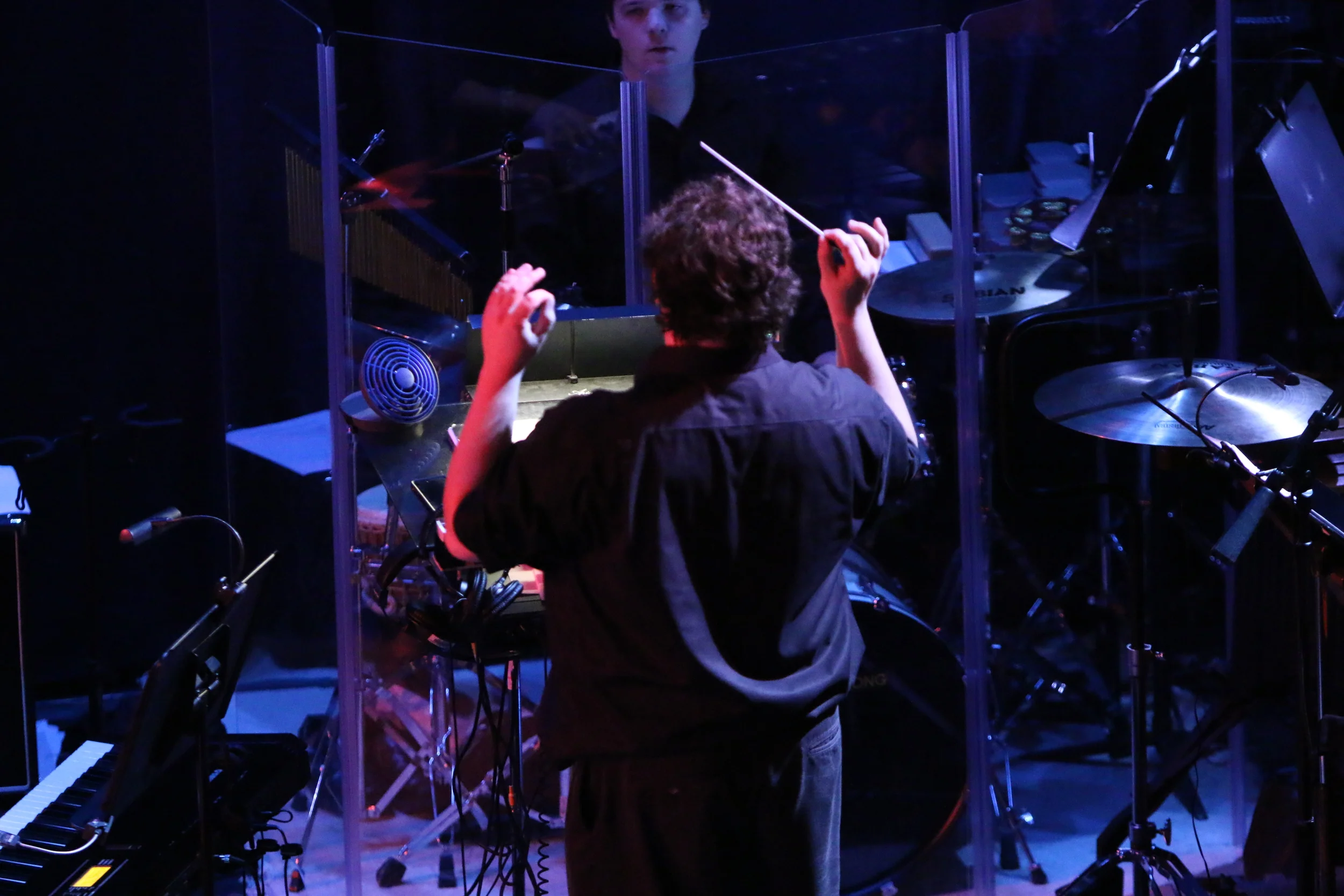 Conducting the orchestra - "Children of Eden"