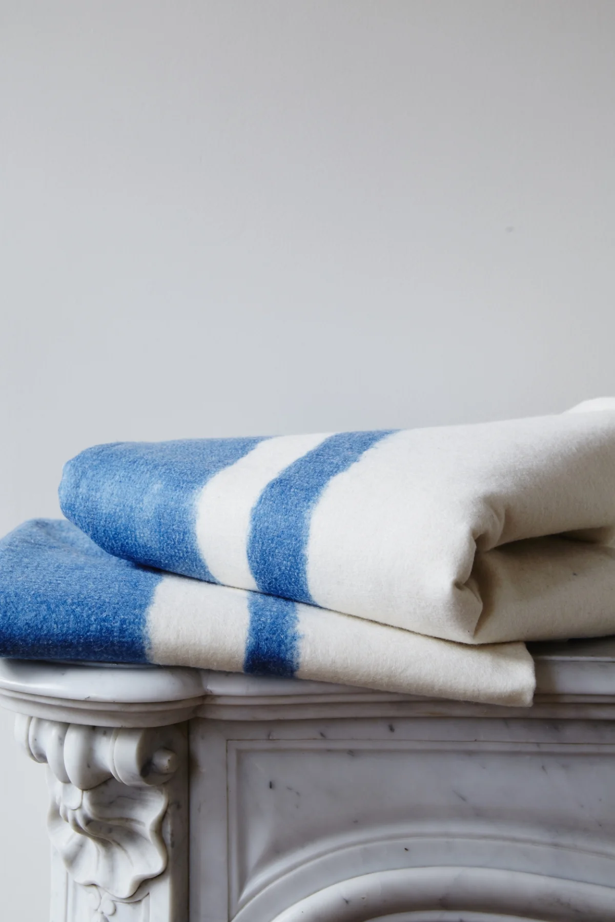American Cashmere Throw - Indigo