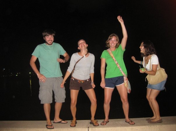 We always had fun walking along the Esplanade at night. With the stars out, the tide coming in, and the curlews crying, it was always beautiful, and we got to know each other well during our long walks.