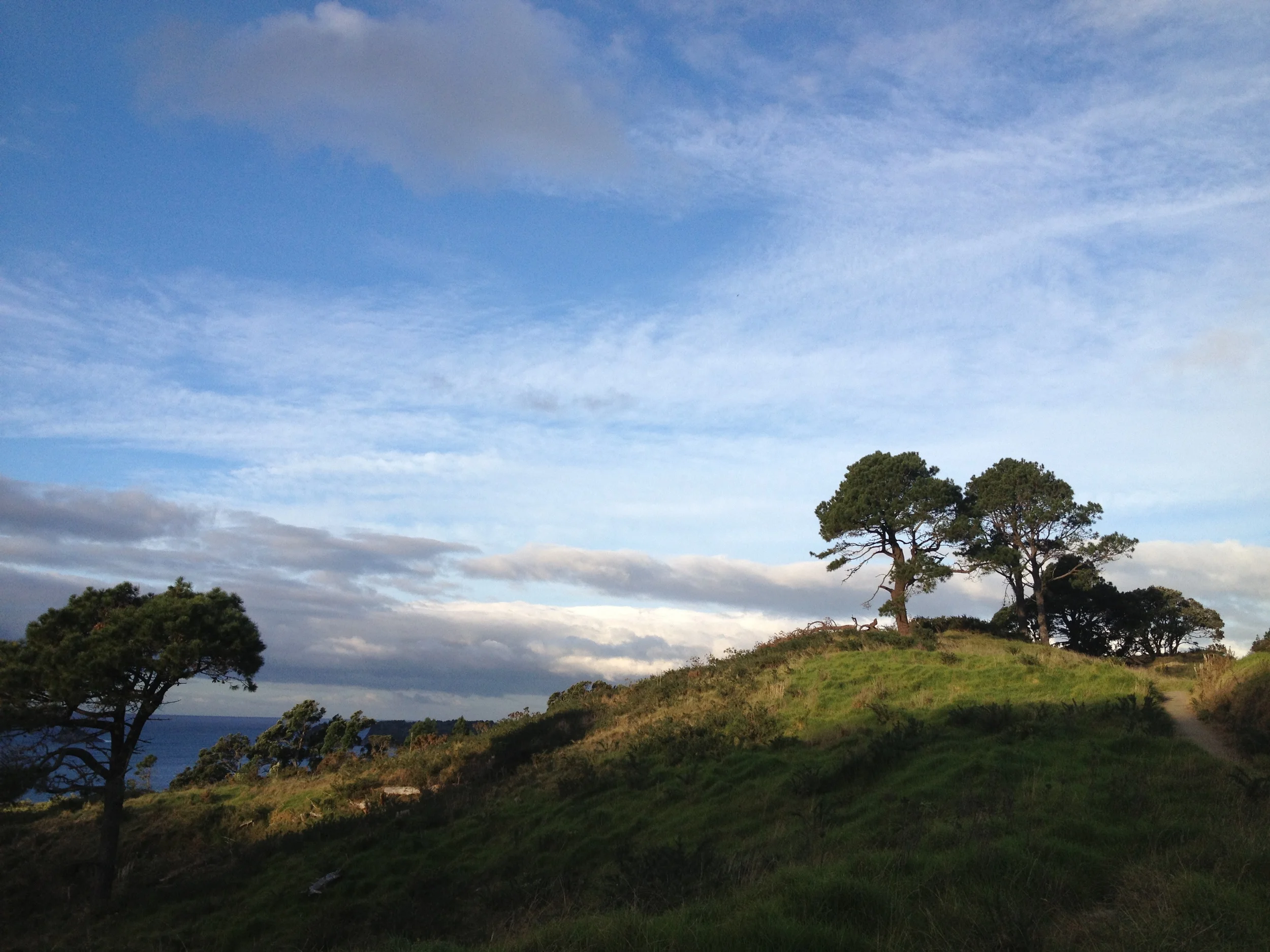 Walking near Cathedral Cove