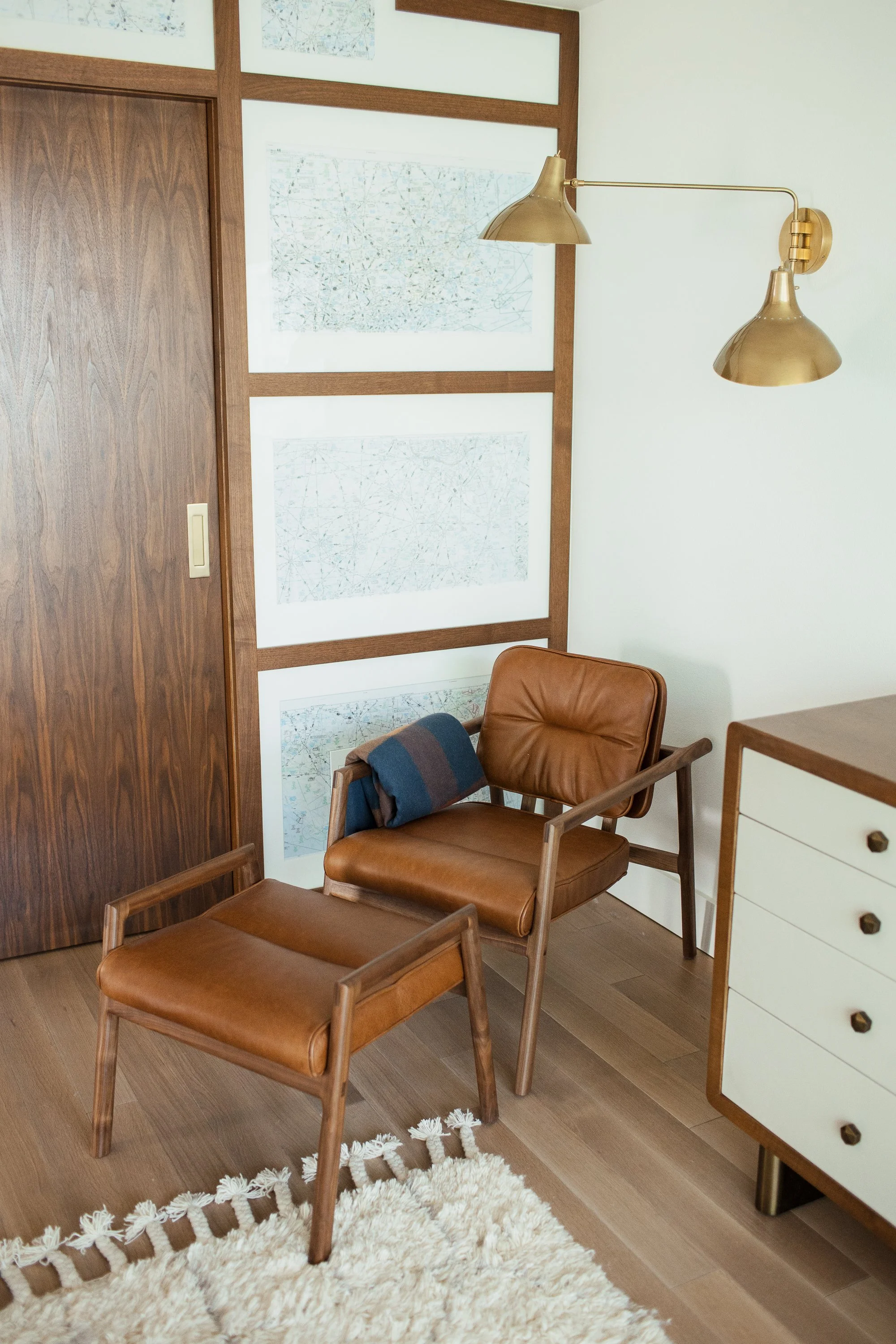 EARL MORESBY Lounge Chair and Ottoman