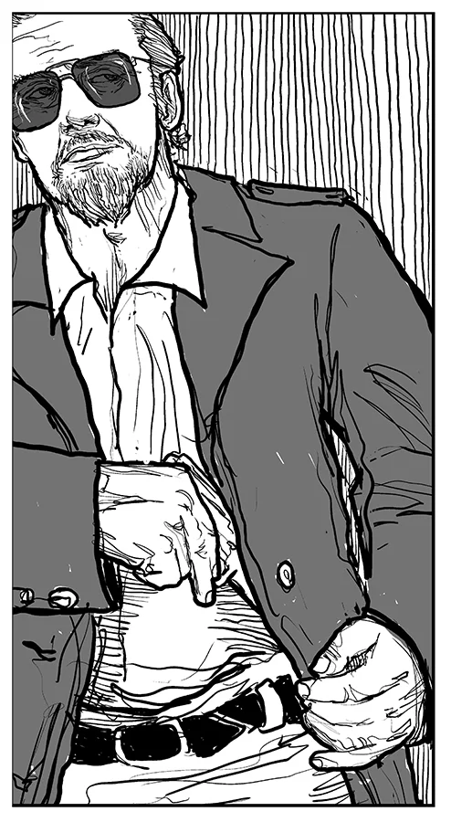 Detail from Miserable Americans 3