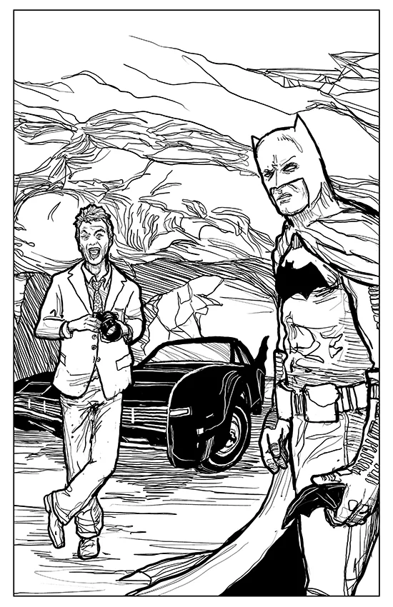 Character study for my Batman short story