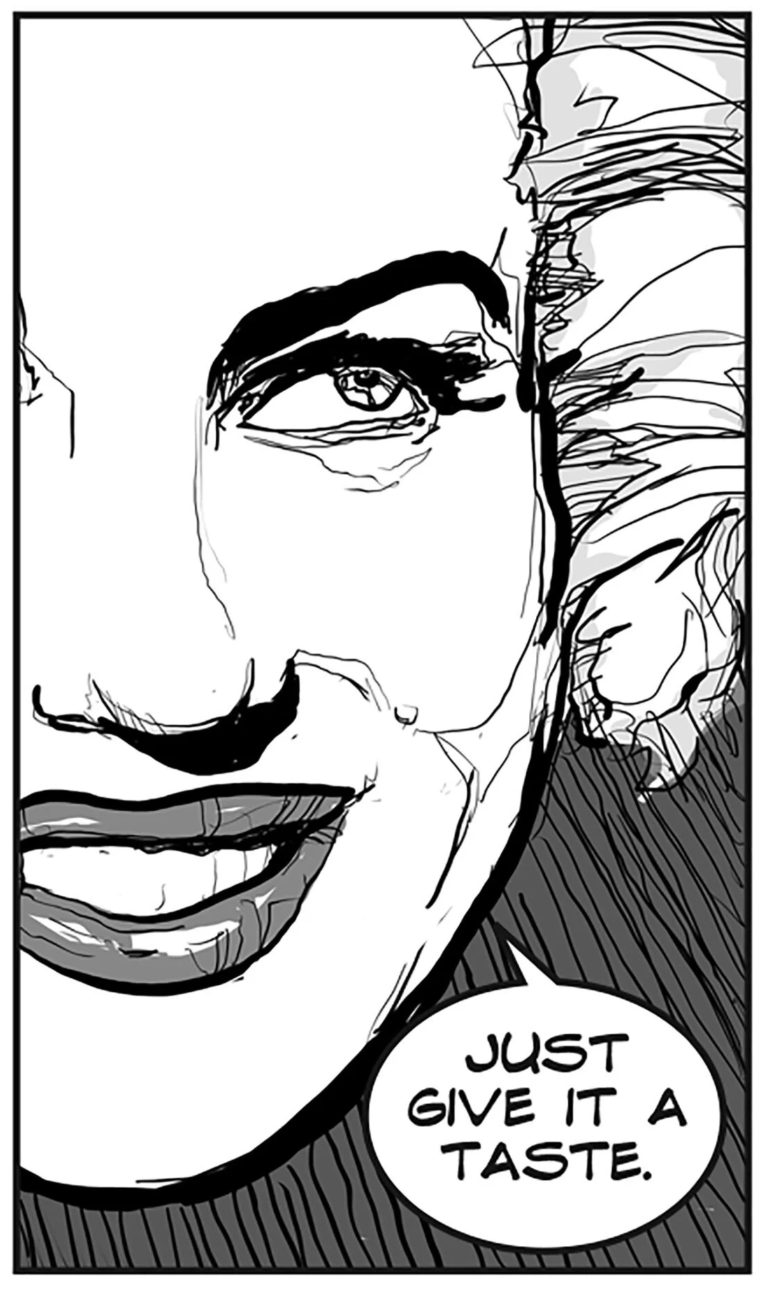 Closeup of Marylin Monroe from Miserable Americans by Evan Derian