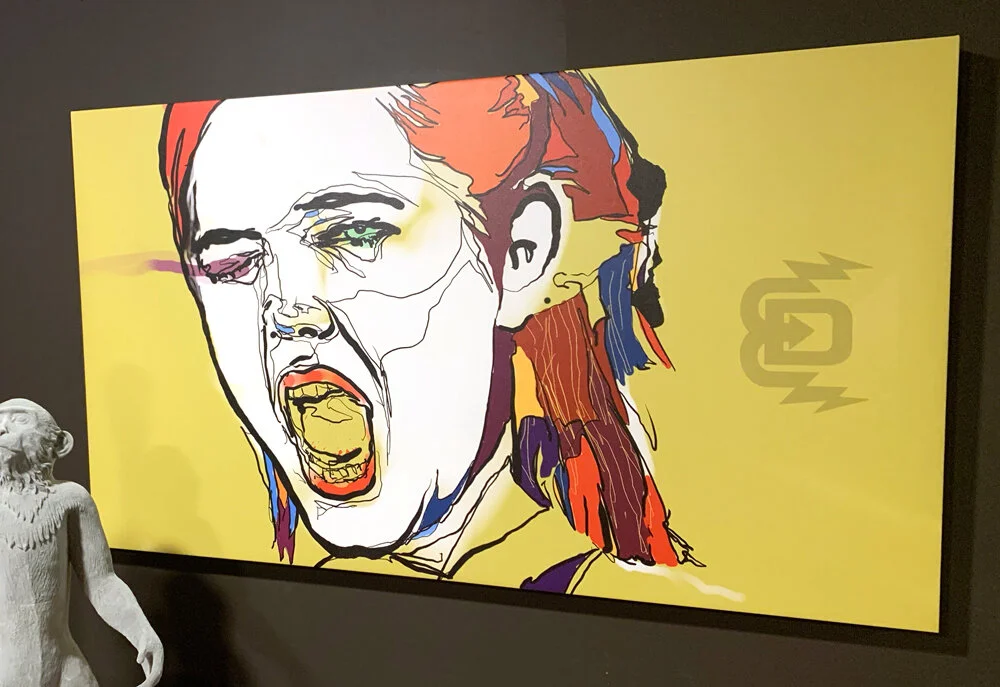 Large canvas art portrait of Eva Green