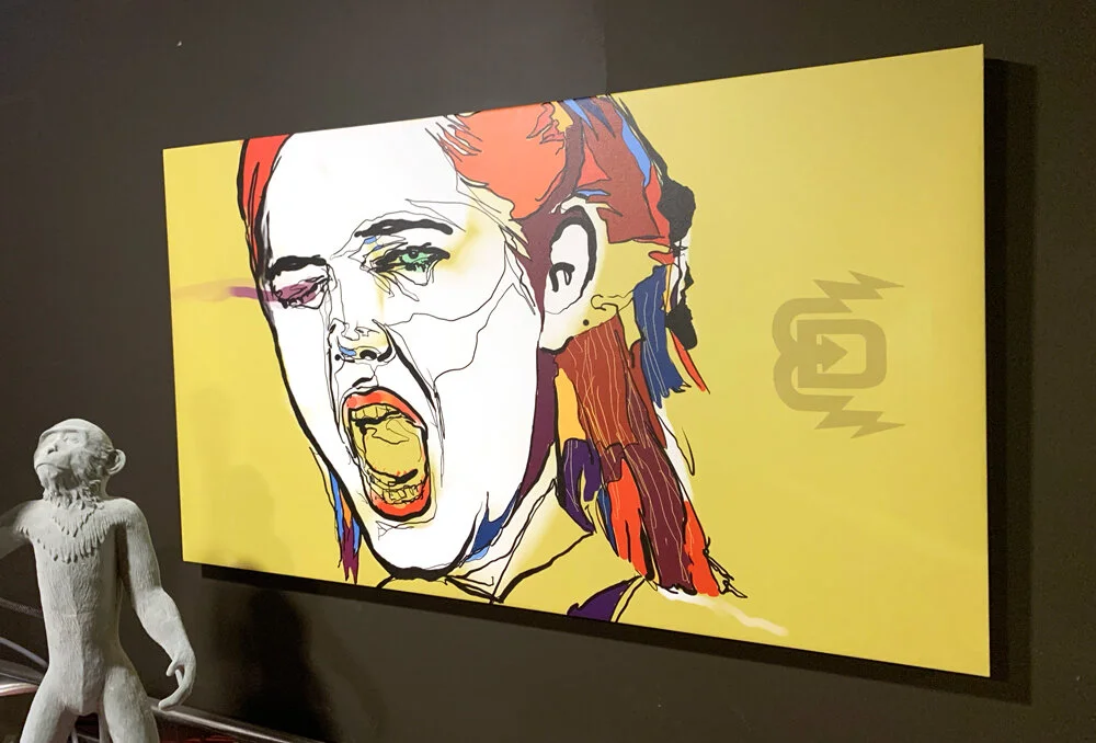 Large canvas art portrait of Eva Green