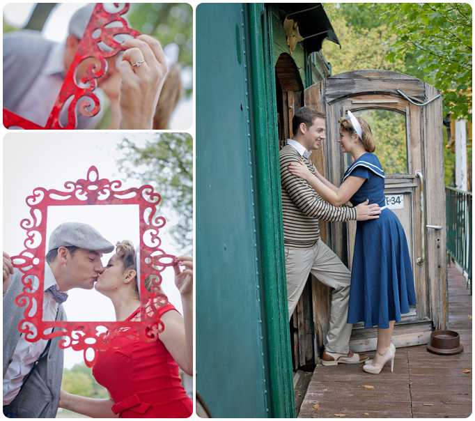 Sioux Falls Pin Up Photographer Hot Sams Antiques, Lakeville MN KMT Beauty Vintage Engagement Shoot Minneapolis Vintage Engagement Shoot Sioux Falls
