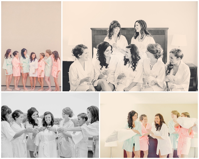 Sioux Falls Wedding Photographer www.studiofotografie.net Matching Robes for Bridesmaids Harry Potter Themed Wedding University U of M Minnesota Themed Wedding
