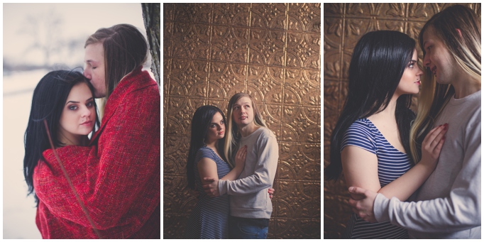 Sioux falls engagement session Sioux falls wedding photographers Metal engagement portraits Sioux falls lifestyle photographers Sioux falls best wedding photographers