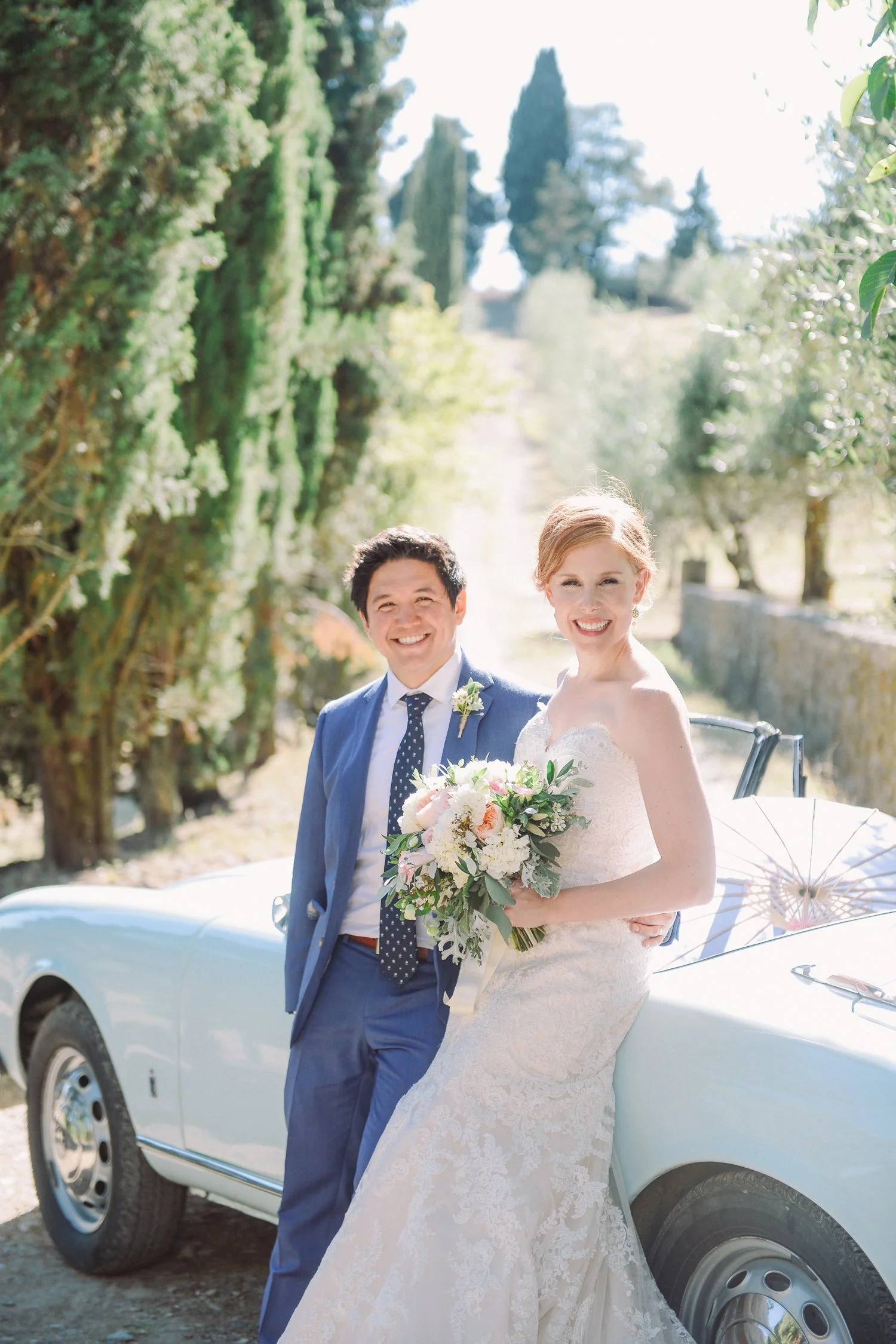 Leda + Peter - destination wedding at Vignamaggio