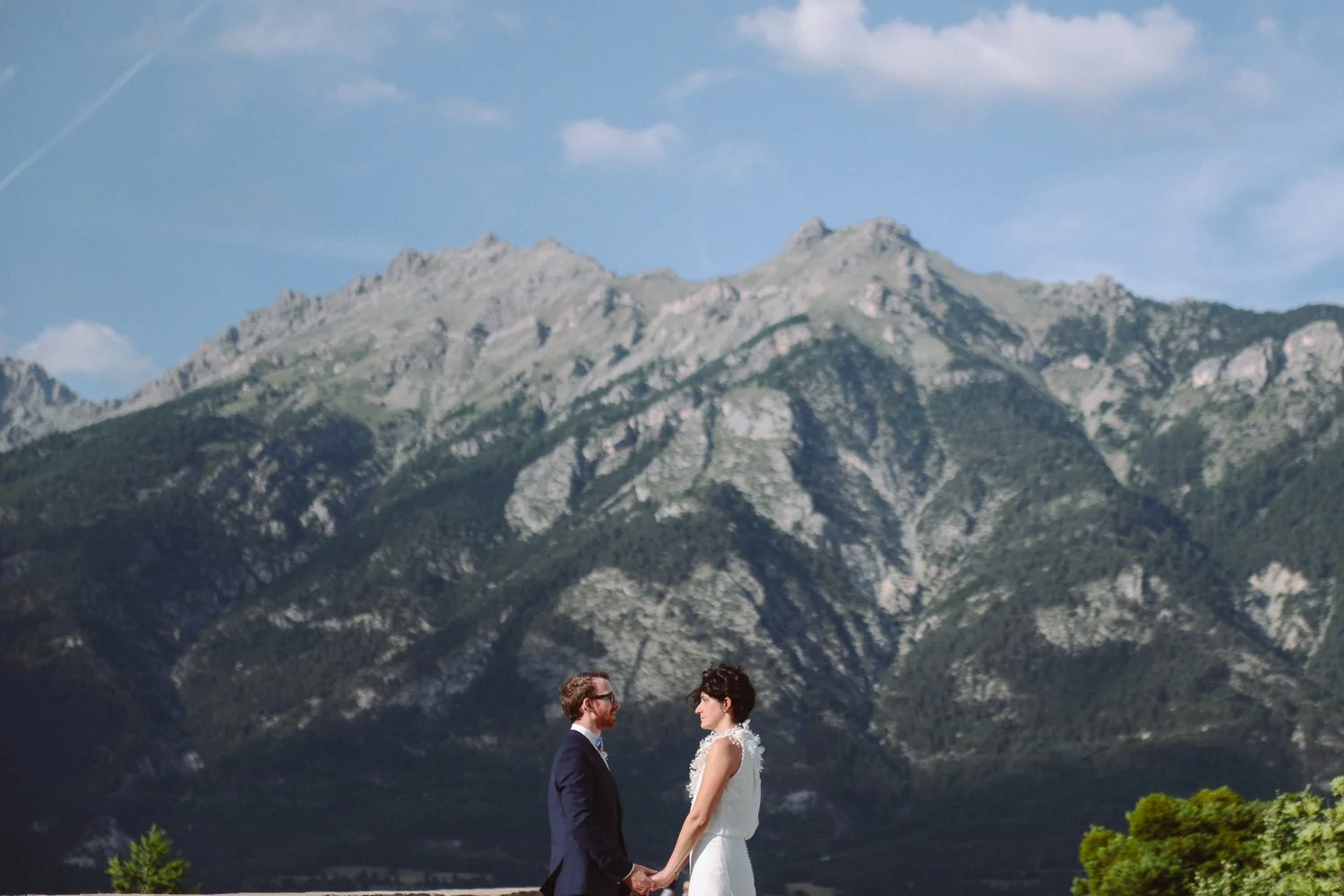 Bénédicte + Romain - wedding photography in the French Alps