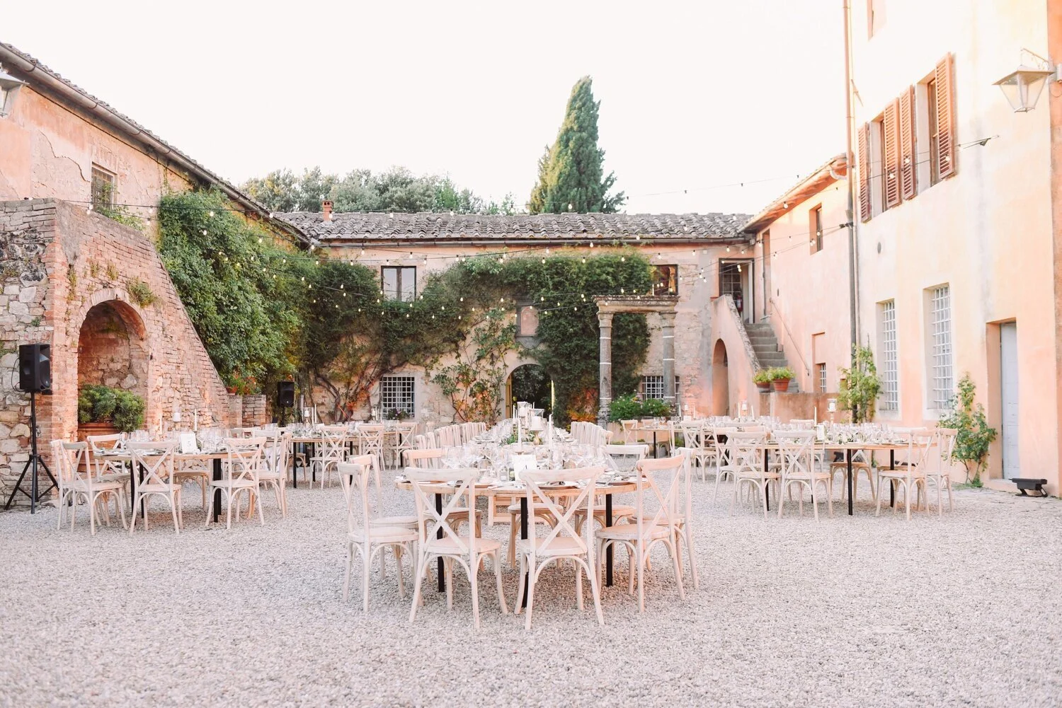 Briar + Tim  - An intimate al fresco wedding at Villa Catignano