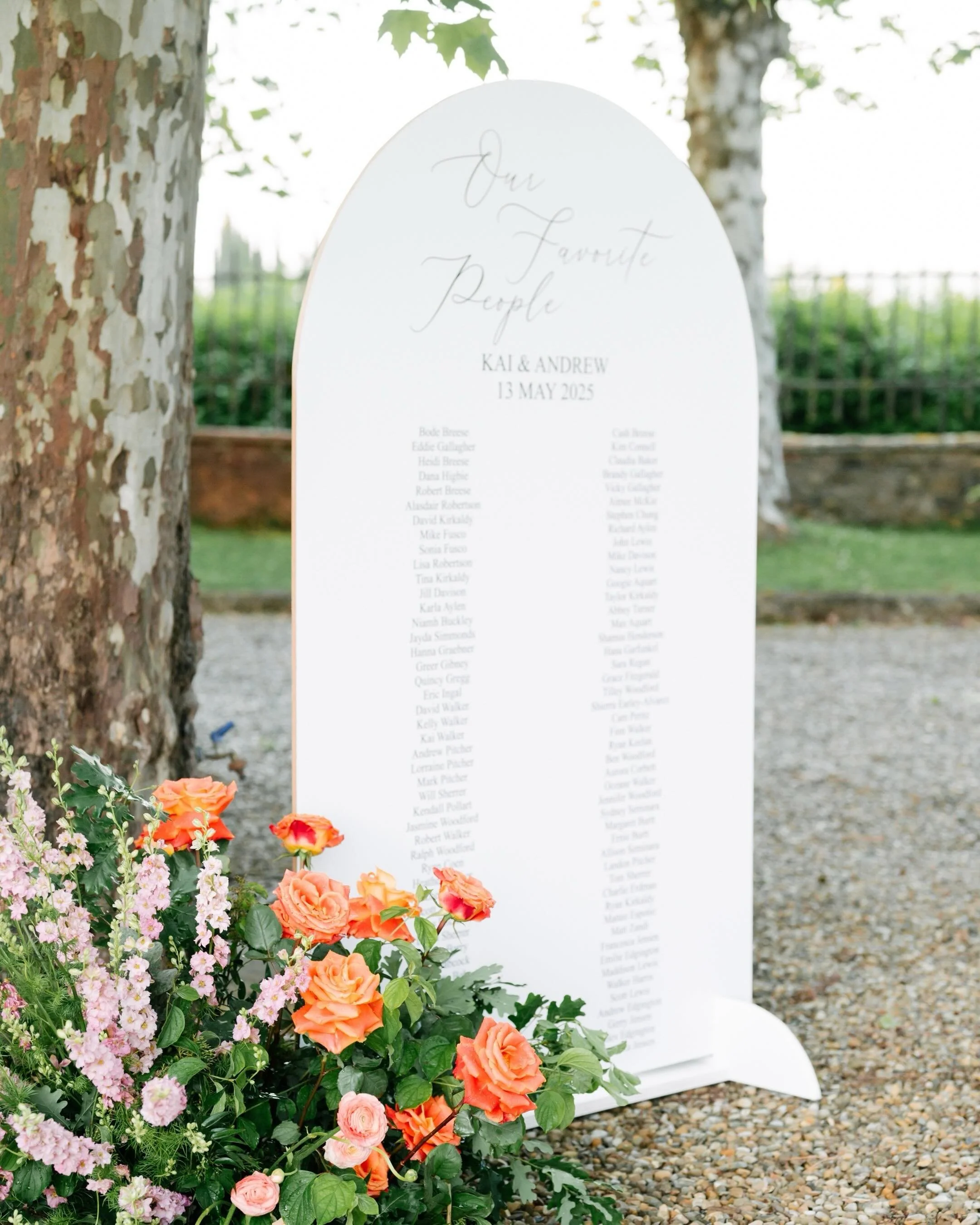 For Kay &amp; Andrew, became the setting for a celebration that felt both refined and effortlessly personal. From the romantic tableau de mariage to the imperial table lined with colorful florals, burgundy details, and warm twinkling lights, every de