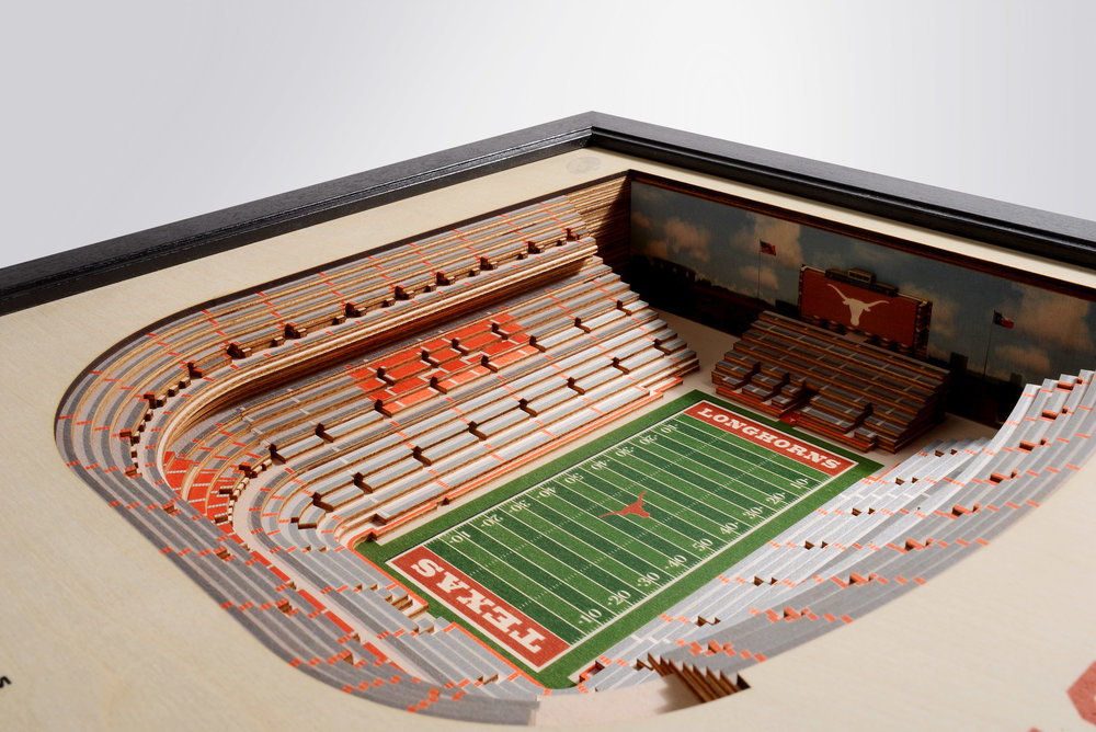 Cleveland Browns FirstEnergy Stadium 3D Wood Stadium Replica — 3D WOOD MAPS  - BELLA MAPS