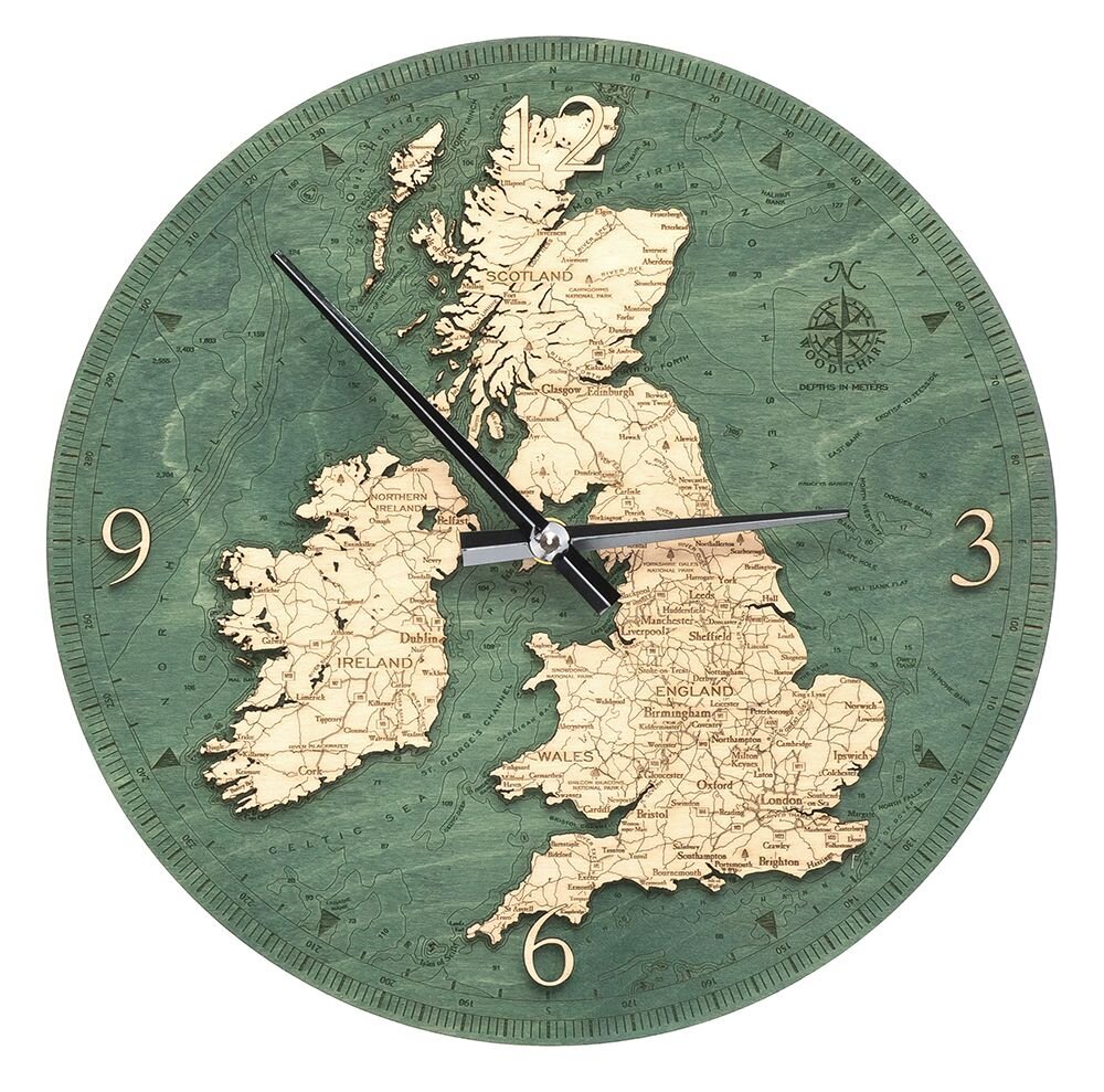 United Kingdom 3d Wood Clock.jpeg