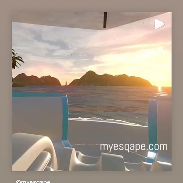 Check out one of my #favorite #vr environments #sunset #beach @myesqape 🏖🌅 #virtualreality #virtualrealityworld #massagetherapy #massage #daycation #mentalescape #spaday💆 #losangeles #la #escapism #esqapes #immersiveart #immersiverelaxation