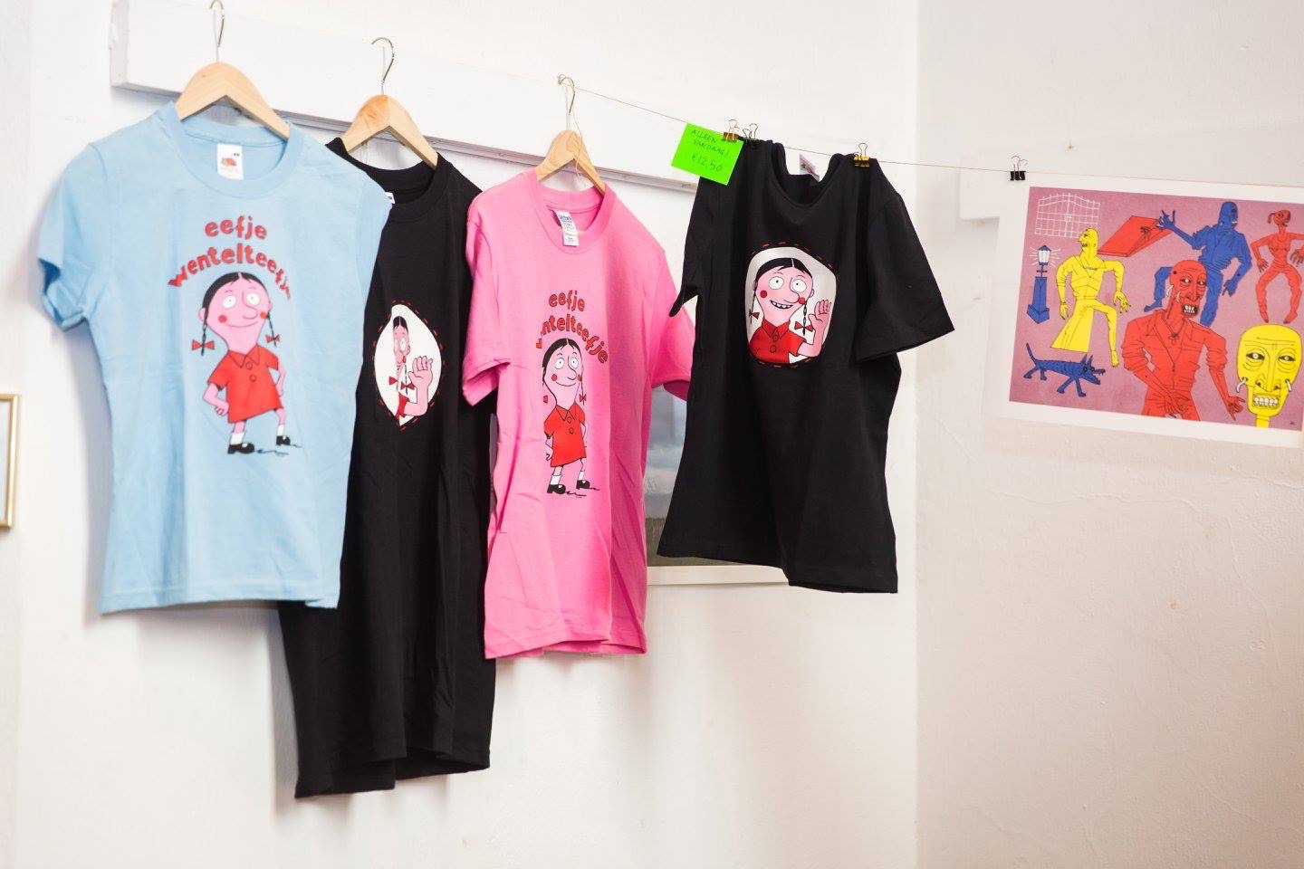 De laatste Eefje Wentelteefje shirtjes die we aan het verkopen zijn.