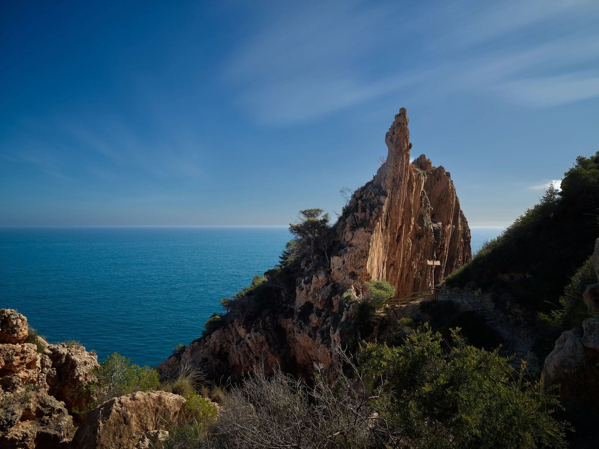 Above Cala del Moraig