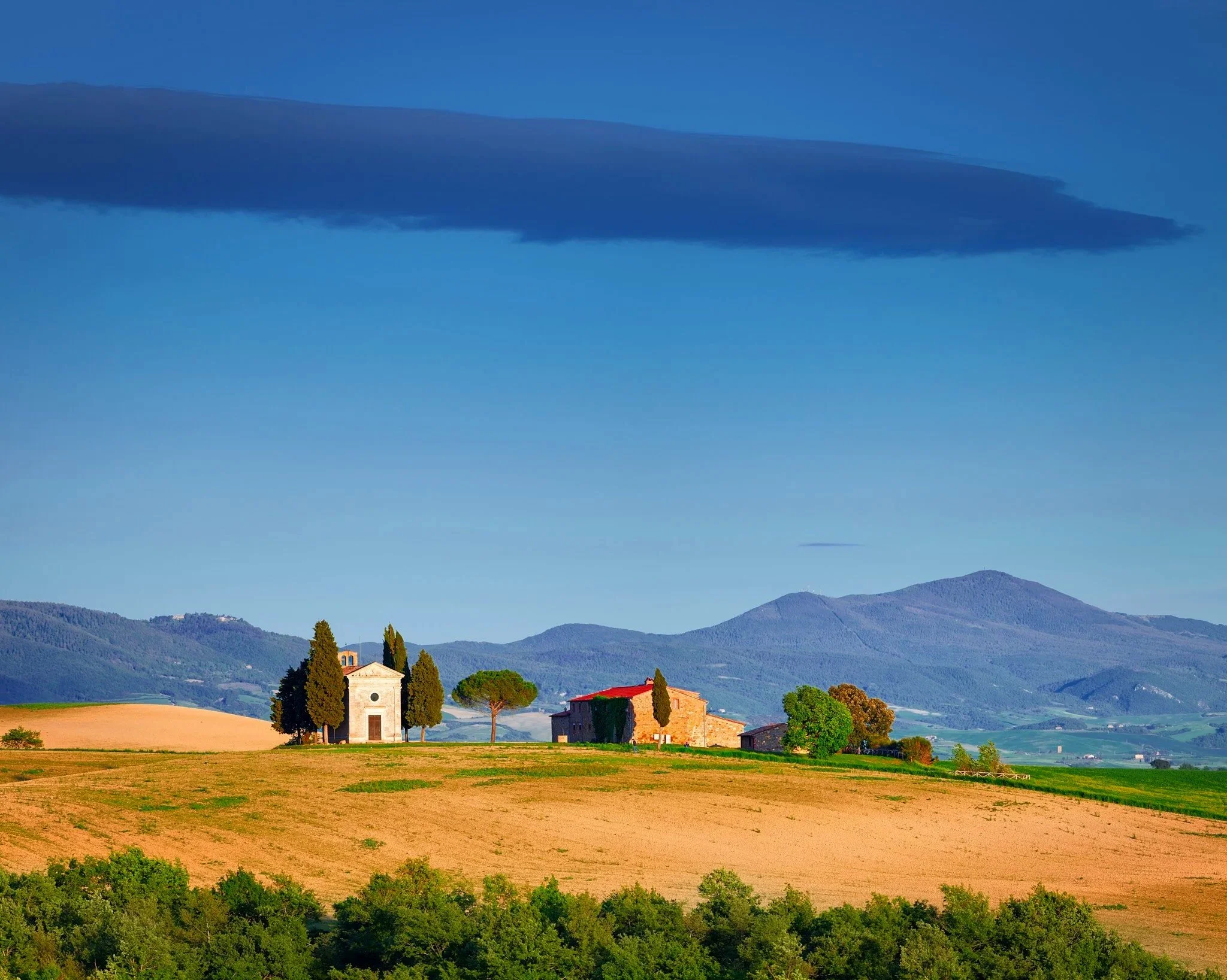 Tuscany, as small old churches go, might be the most photographed of all