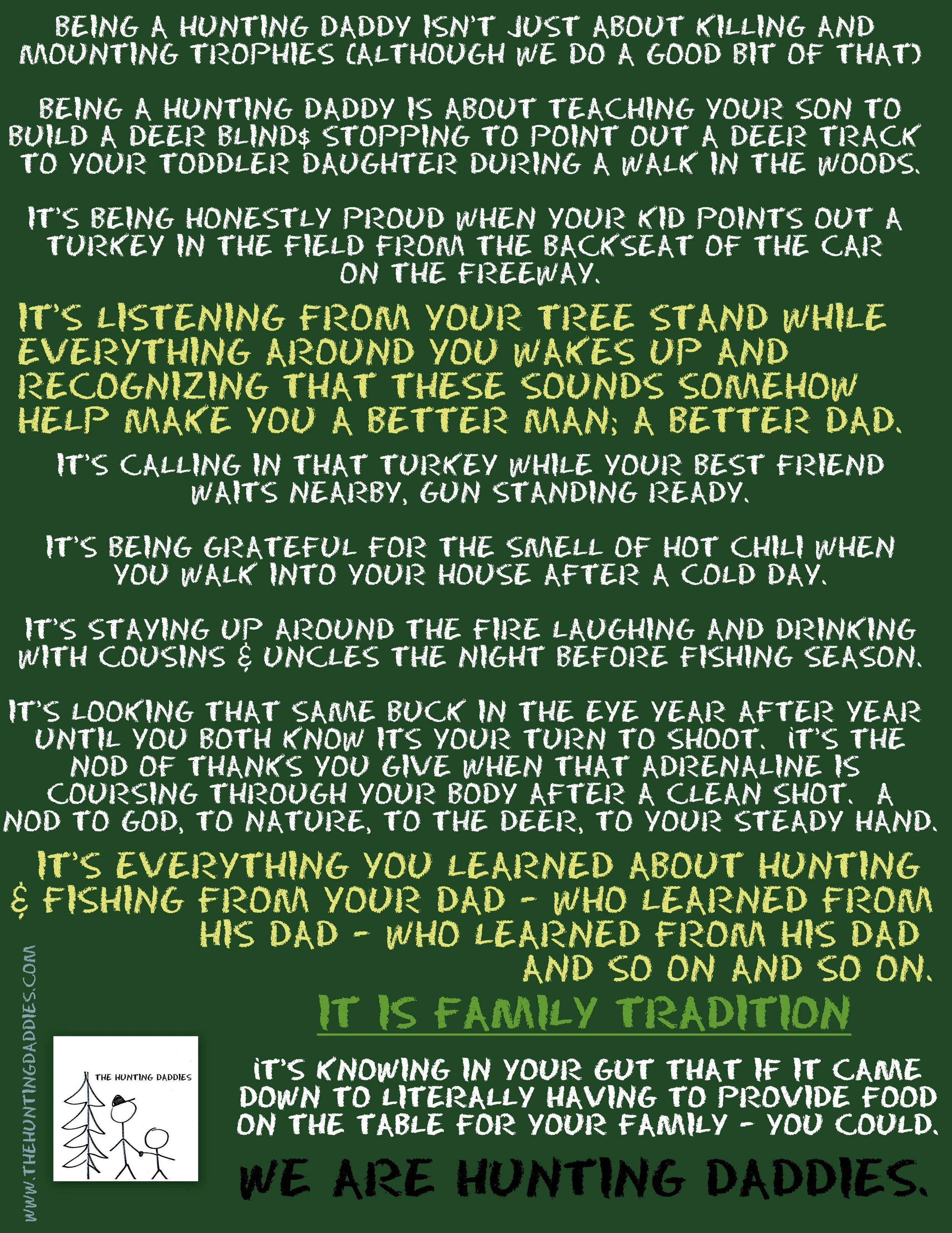 (c) Copyright The Hunting Daddies