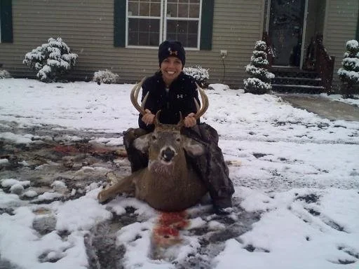 Mom Steph with her buck