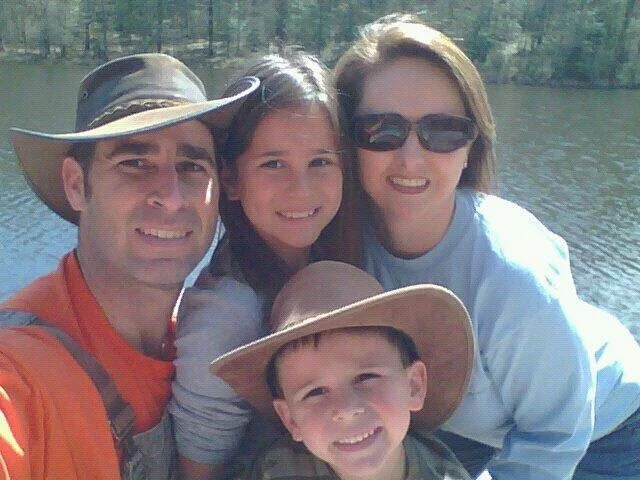 Dad Russell, Daughter Reagan, Son Jake, and Mom Lisa