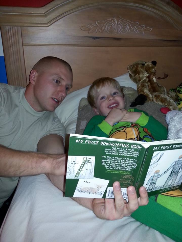 Dad David with son Peyton