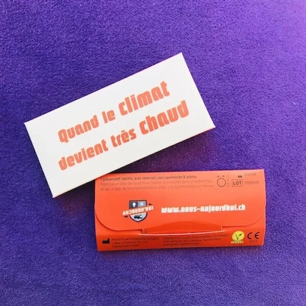 With these customisable pouches, you can promote your message as a sustainable and sex positive organisation