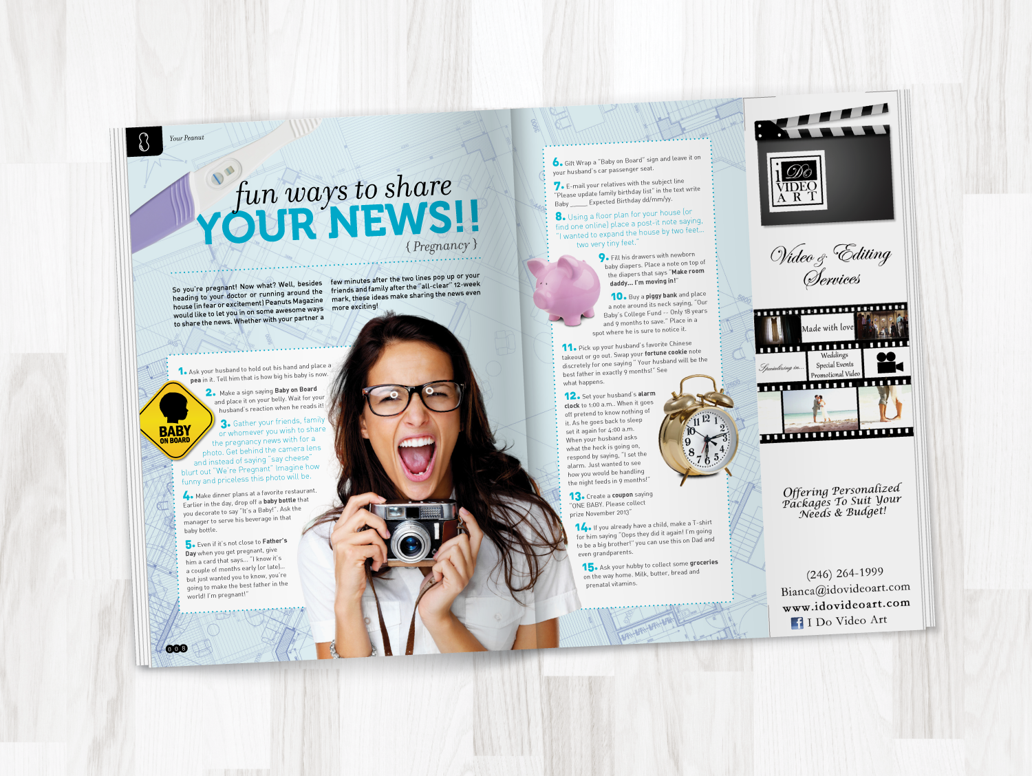 Peanuts Magazine, Issue 01, Spread Editorial