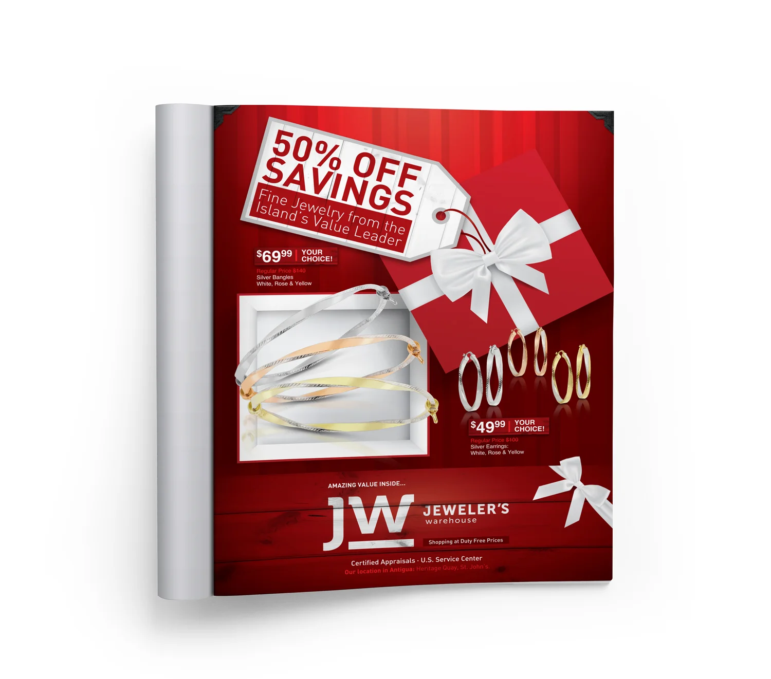 Jeweler's Warehouse Print Ad Brand Management